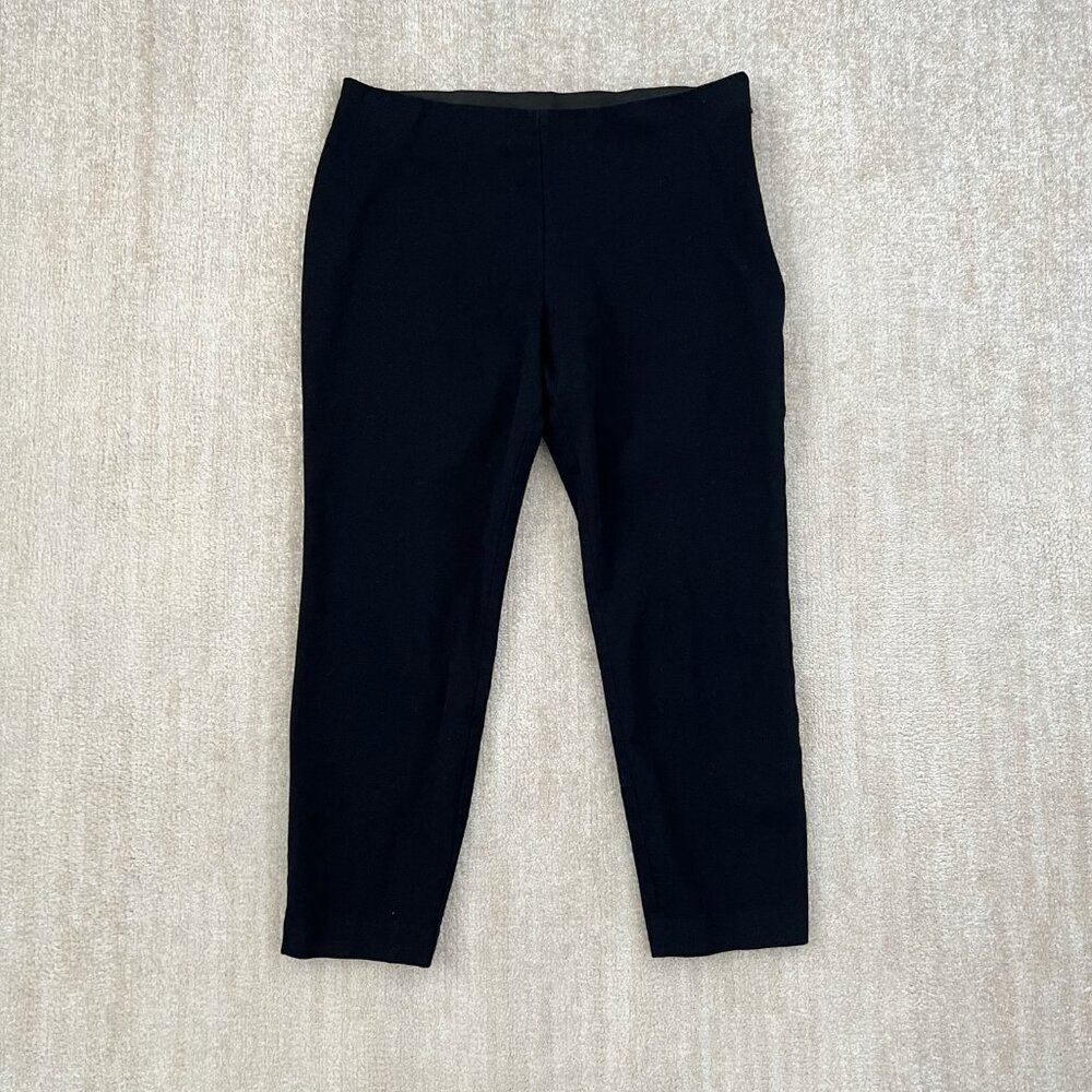 A New Day Black Cropped Stretch Work Pants 14